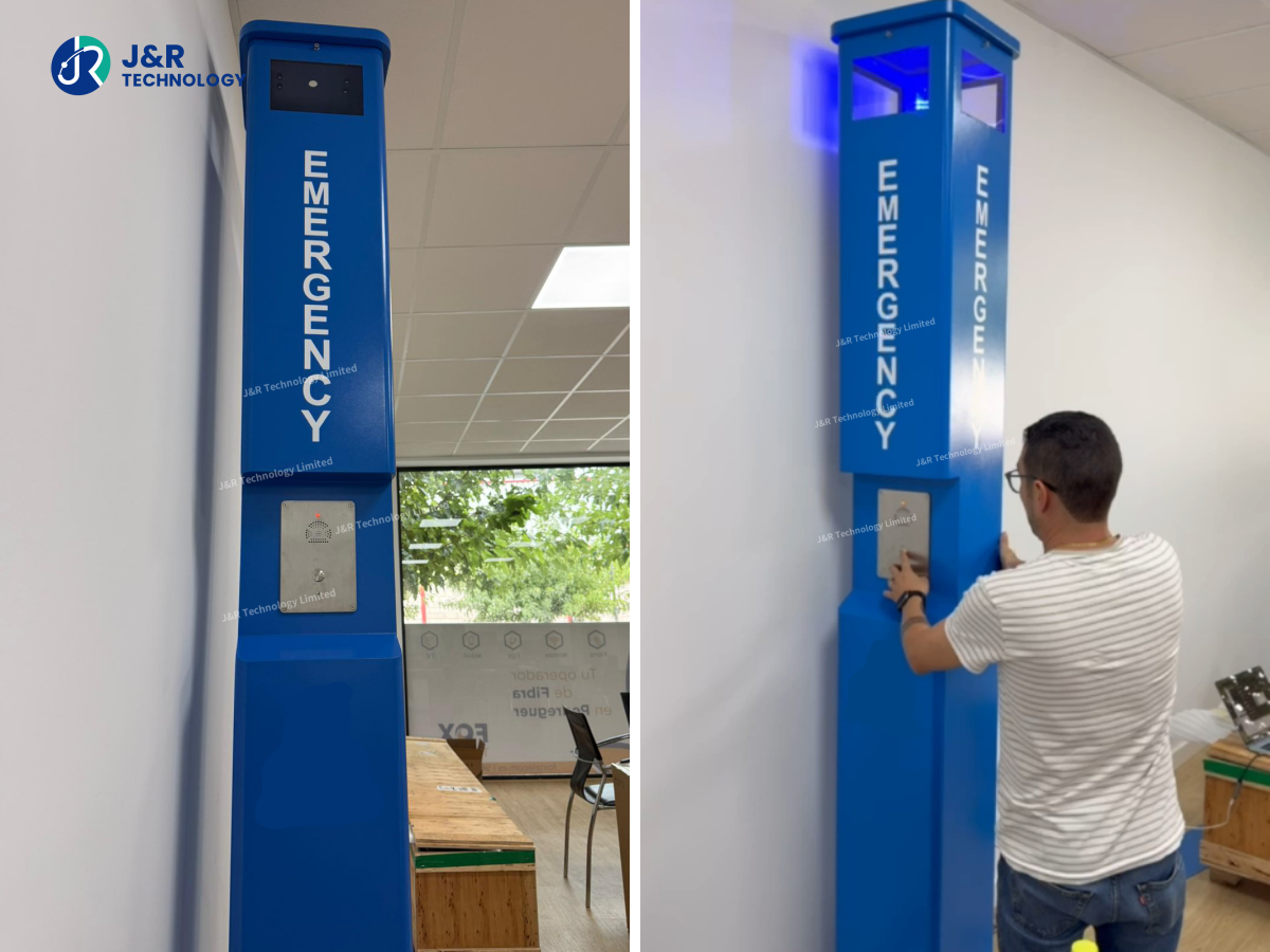 Smart City Emergency Call Pillar