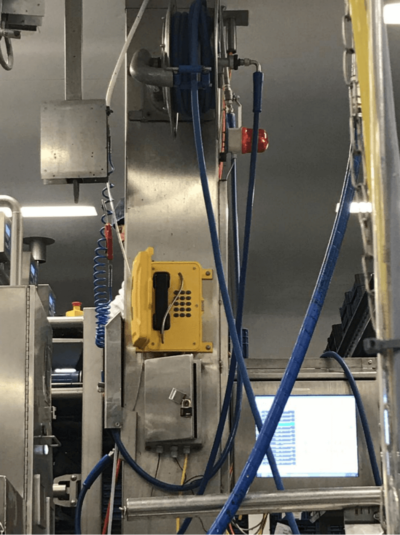 J&R Weatherproof Telephone for Food Processing Factory