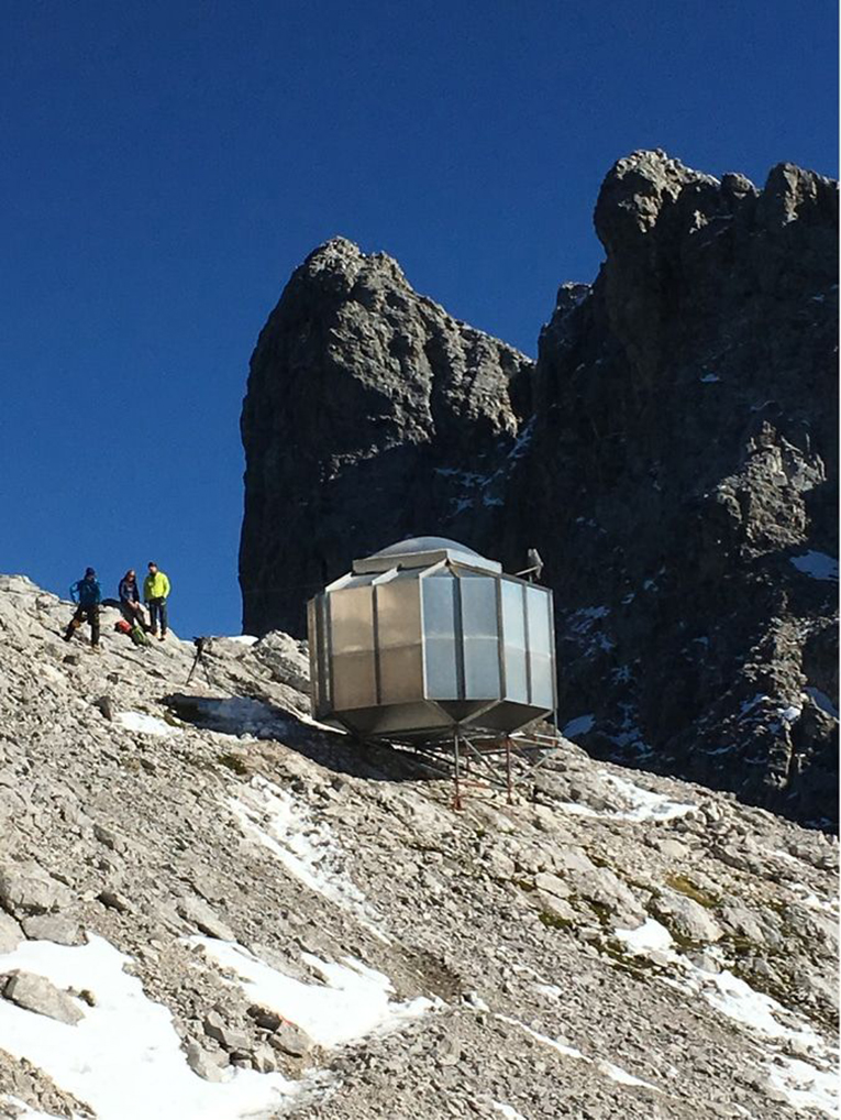 J&R Emergency Telephone Was Installed In Alps Mountains