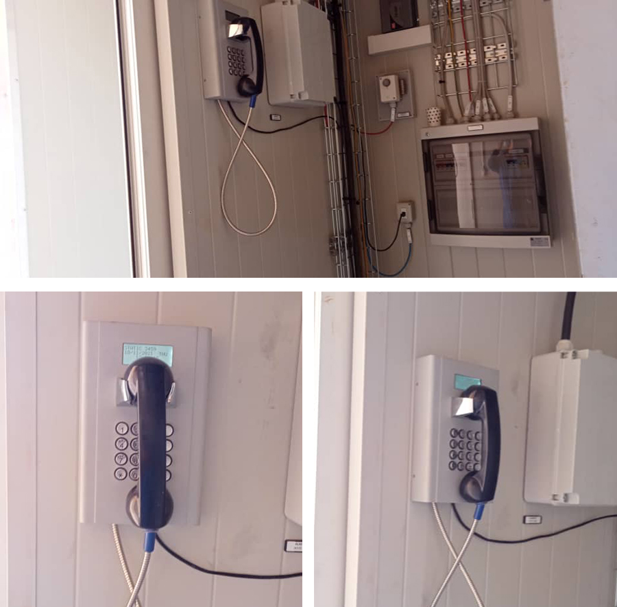 J&R Anti-vandal phone installed in Algeria oilfield project