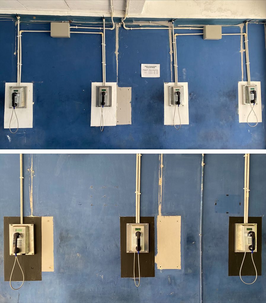 J&R Vandal Resistant Phone Installed in Malaysia Public Telephone Station