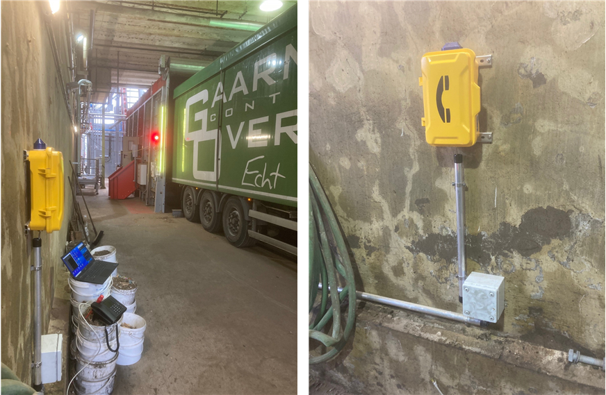 JR Waterproof Telephone Installed in A Paper Mill in Osnaburuk, Germany