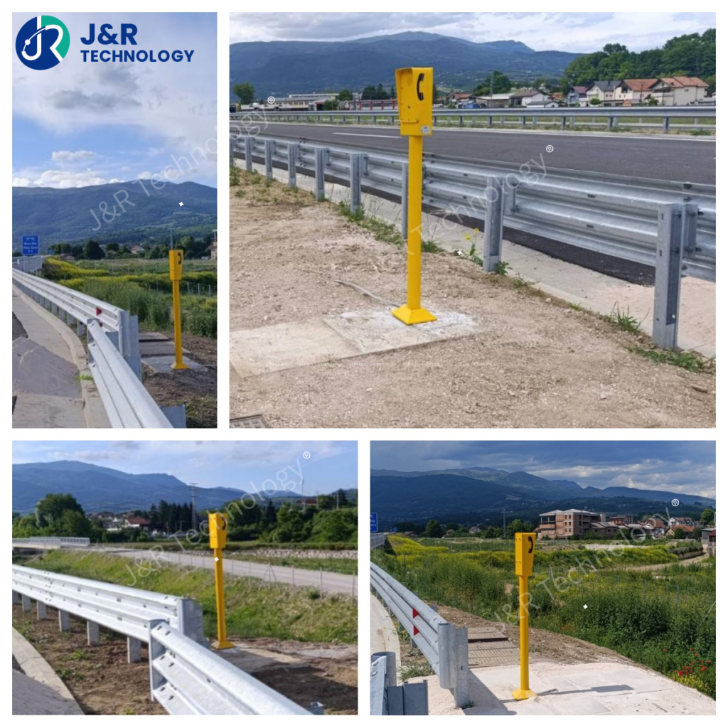 Bosnian Highway Deploys J&R Emergency Phones with Built-in Batteries to Ensure a 24/7 Lifeline