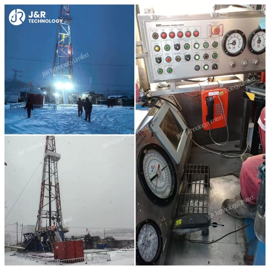 JREX106-A03 Explosion-Proof Telephones Successfully Deployed at Xinjiang Offshore Oil Project Amid Snowy Conditions